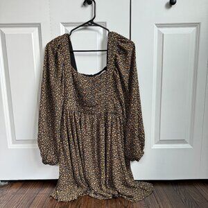 Mango long-sleeve dress